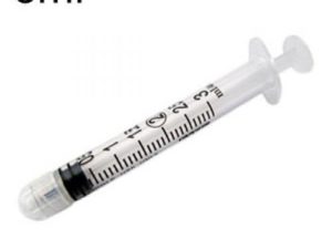USA 10 syringes x 3mm (without needle)