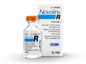 Novolin R ReliOn 100 units/mL, 10mL Vial