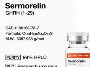 Sermorelin 5mg (10 bottles) Genesis Peptides