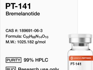 PT141 - 10mg (10 bottles) Genesis Peptides