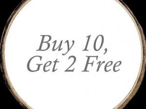 Buy 10 and Get 2 extra free
